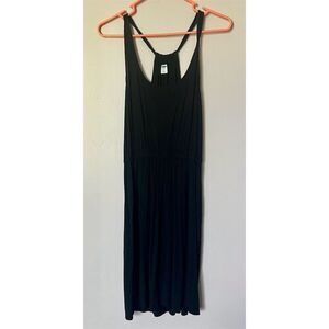 Old Navy Women's Black Racerback Maxi Dress Size S Casual Long